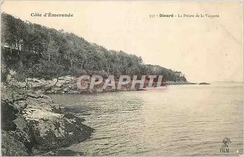 Cartes postales Cote d'Emeraude Dinard La Pointe de la Vicomte