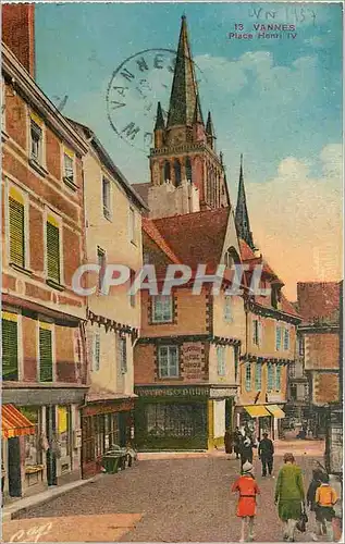 Cartes postales Vannes Place Henri IV