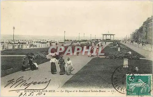 Ansichtskarte AK Boulogne sur Mer La Digue et le Boulevard Sainte Beuve