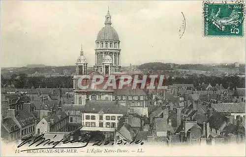 Ansichtskarte AK Boulogne sur Mer L'Eglise Notre Dame