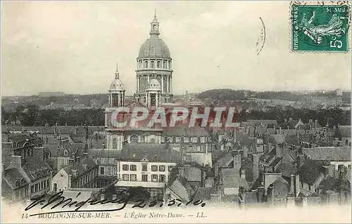 Cartes postales Boulogne sur Mer L'Eglise Notre Dame