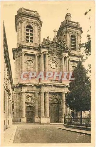 Cartes postales Langres Haute Marne Cathedrale St Mammes facade