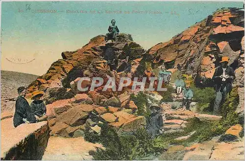 Cartes postales Quiberon Escalier de la Source de Fort Fiction