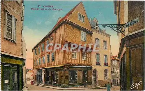 Cartes postales Vannes Maison Gilles de Bretagne