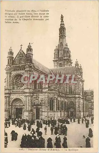 Cartes postales Sainte Anne d'Auray La Basilique