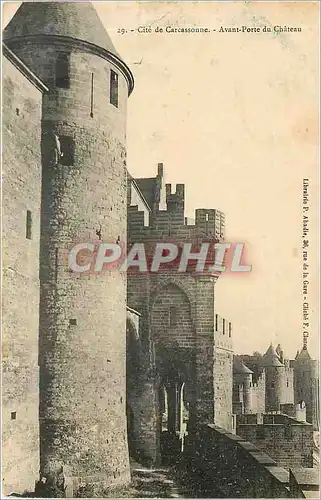 Cartes postales Cite de Carcassonne Avant Porte du Chateau