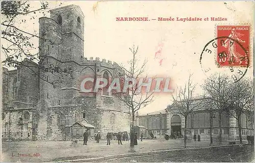 Cartes postales Narbonne Musee Lapidaire et Halles