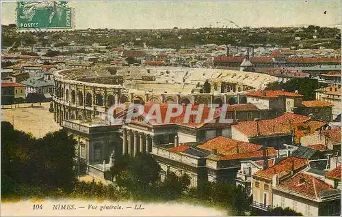 Cartes postales Nimes Vue generale