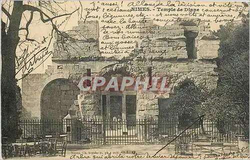 Cartes postales Nimes Temple de Diane