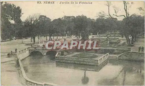 Cartes postales Nimes Jardin de la Fontaine