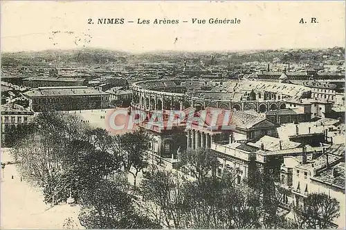 Cartes postales Nimes Les Arenes Vue Generale