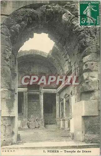 Cartes postales Nimes Temple de Diane