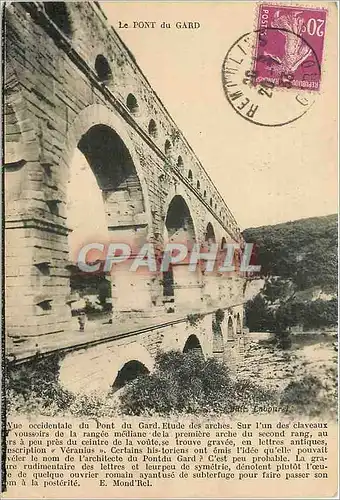 Cartes postales Le Pont du Gard