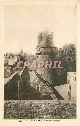 Ansichtskarte AK Saint Malo Le Grand Donjon