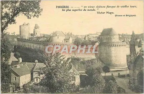 Ansichtskarte AK Vitre Fougeres Mont St Michel