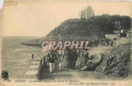 Ansichtskarte AK Dinard La Nouvelle Digue et la Pointe du Moulinet