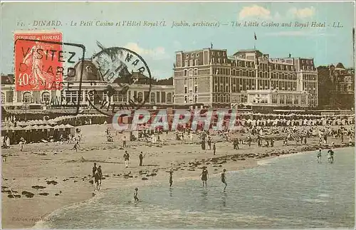 Cartes postales Dinard Le Petit Casino et l'Hotel Royal