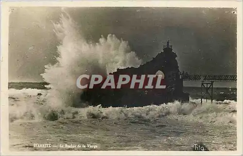 Cartes postales Biarritz La Rocher de la Vierge