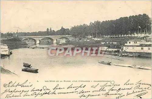 Cartes postales Les Sites de la Marne L'Ile Ste Maurice Charentonneu