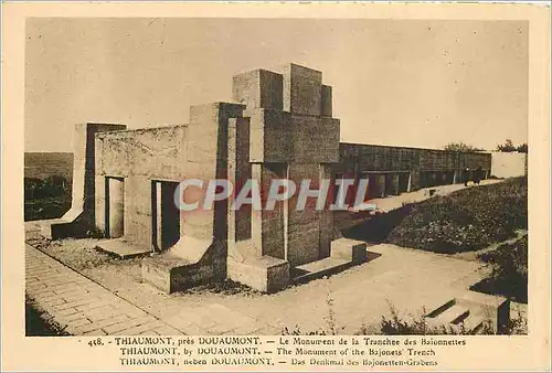 Ansichtskarte AK Thiaumont pres Douaumont Le Monument de la Tranchee des Baionnettes