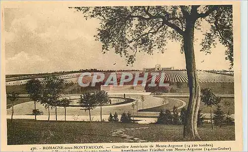 Cartes postales Romagne sous Montfaucon Cimetiere Americain de Meuse Argonne