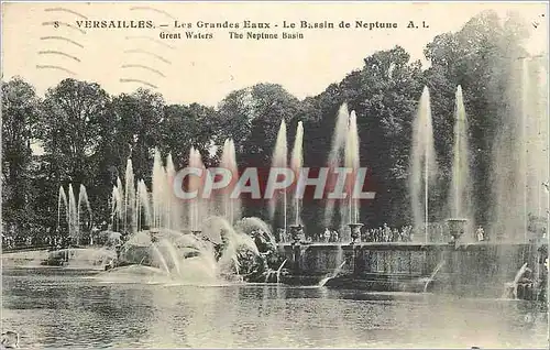 Cartes postales Versailles Les Grandes Eaux Le Bassin de Neptune