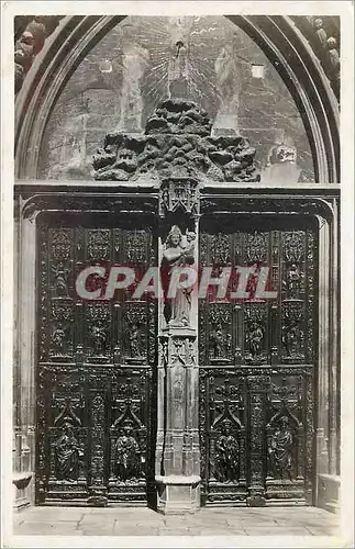 Ansichtskarte AK Aix en Provence Cathedrale Saint Sauveur Portes en noyer sculpte ceuvre de Jean Guiramand de Tou