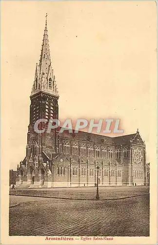 Cartes postales Armentieres Eglise Saint Vaast