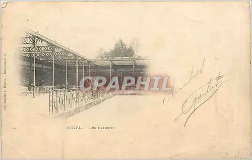 Cartes postales Vittel Les Galeries
