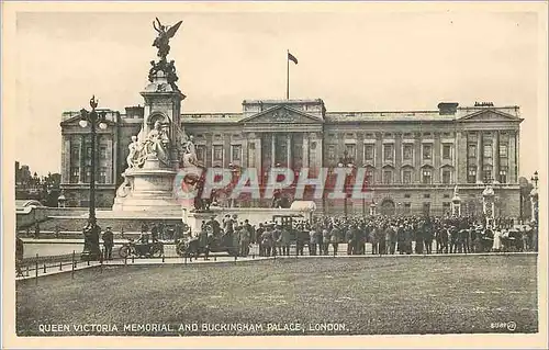 Cartes postales Queen Victoria Memorial and Buckingham Palace London