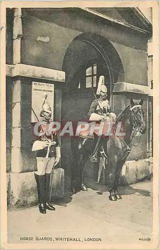 Cartes postales Horse Guards Whitehall London Militaria