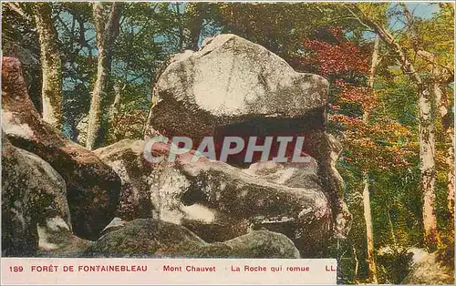 Cartes postales Foret de Fontainebleau Mont Chauvet La Roche qui remue