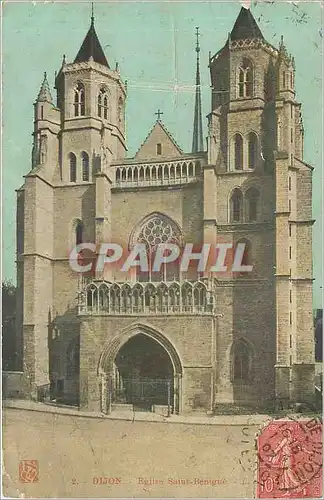 Ansichtskarte AK Dijon Eglise Saint Benigue