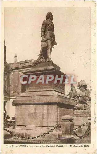 Cartes postales Metz Monument du Merechal Fabert