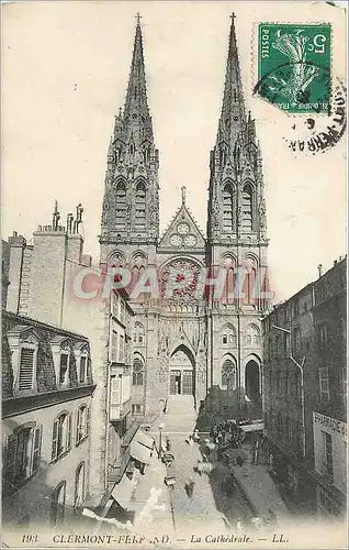 Cartes postales Clermont Ferrand La Cathedrale