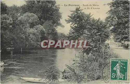 Cartes postales Le Perreux Bords de Marne et Ile d'Amour