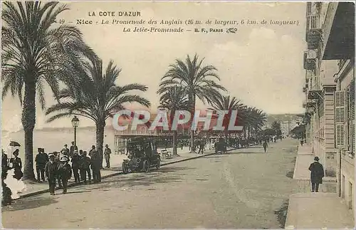 Cartes postales La Cote d'Azur Nice La Promenade des Anglais La Jetee Promenade