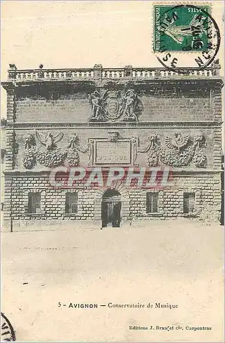 Cartes postales Avignon Conservatoire de Musique