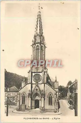 Cartes postales Plombieres les Bains L'Eglise