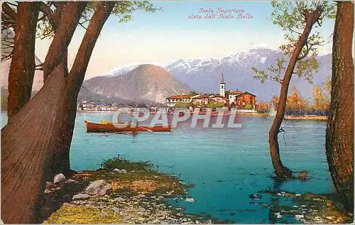 Cartes postales Isola Superiore vista dall Isola Bella