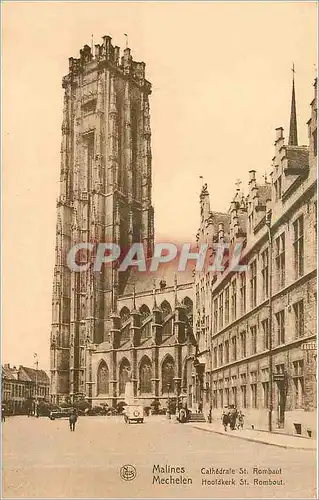Cartes postales Malines Cathedrale St Rombaut