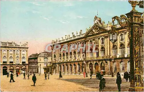Cartes postales Nancy Place Stanislas Hotel de Ville et Prefecture