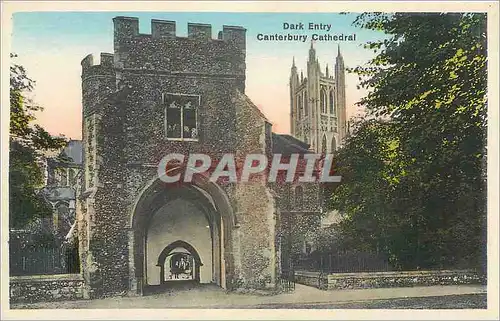 Ansichtskarte AK Dark Entry Canterbury Cathedral