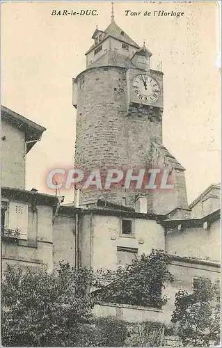 Cartes postales Bar le Duc Tour de l'Horloge