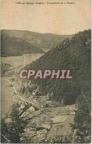 Cartes postales Vallee de Celles Vosges Vue generale de la Menelle