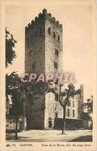 Cartes postales Cahors Tour de la Barre dite du pape Jean