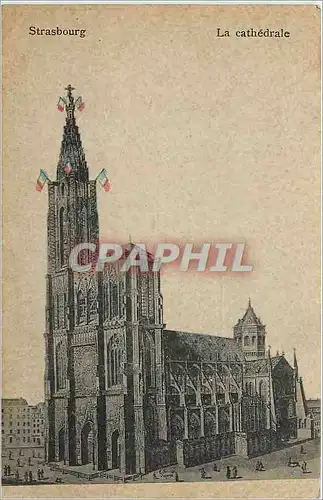 Cartes postales Strasbourg La Cathedrale