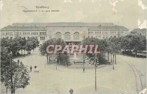Cartes postales Strassburg Haupfbahnhof La gare centrale
