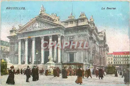 Cartes postales Bruxelles La Bourse