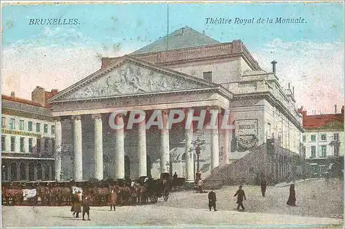 Ansichtskarte AK Bruxelles Theatre Royal de la Monnaie